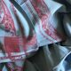 Blue and red butterfly lily of the valley tablecloth 160x240