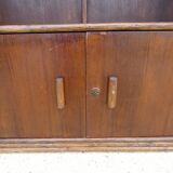 Vintage curved bamboo bar