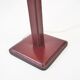 Saddled stitched leather bedside lamp