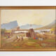 Painting „The Riverside Camp”, Scandinavian design, 19th century, by Vilhelm Oskar Engström