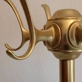 Vintage brass coat rack