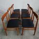 Série de 6 chaises scandinaves