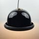 Vintage Italian black Murano pendant light, 1960s.