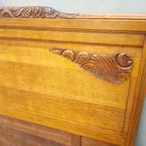 1930s headboard in solid oak