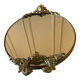 Elegant old oval mirror