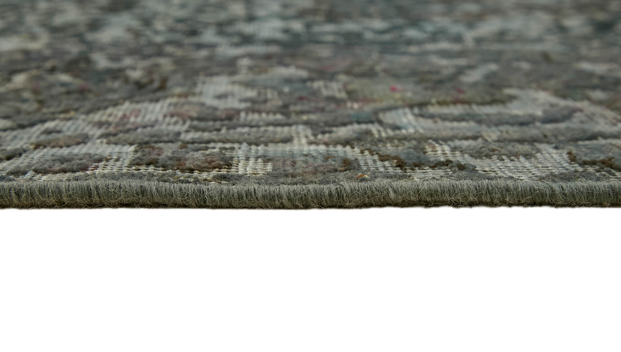 Hand-Knotted Persian Vintage 1970s 297 cm x 399 cm Grey Wool Carpet