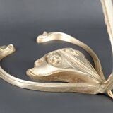Lampe en Bronze et Pendeloques par H. Guimard, France, Art Nouveau, c. 1910