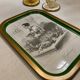 Patisfrance advertising tray, "confectioner", 1970s