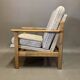 Scandinavian design wool armchair 1950.