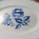 Digoin Sarreguemines oval dish with Simone decoration