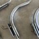 Vintage Chrome Wall Lights – 4 available