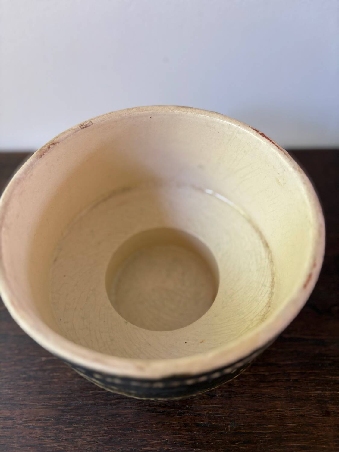 Cache pot vintage Peter Groendeveldt écorce de bouleau