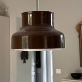Brown Bumling pendant light by Anders Pehrson-Sweden 1960s