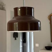 Brown Bumling pendant light by Anders Pehrson-Sweden 1960s