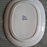 Large rectangular iron earth dish French English Company