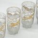 Old orangeade service, golden heron decor, D'Argyl,