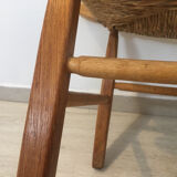 Tabouret paillé
