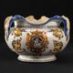 Old pot cover - gien earthenware - italian renaissance décor - xixth century