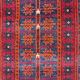 Vintage hand-knotted Persian Baluch prayer rug from the 1940s.