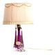 Vintage 1960s Val St-Lambert Belgium Crystal Table Lamp