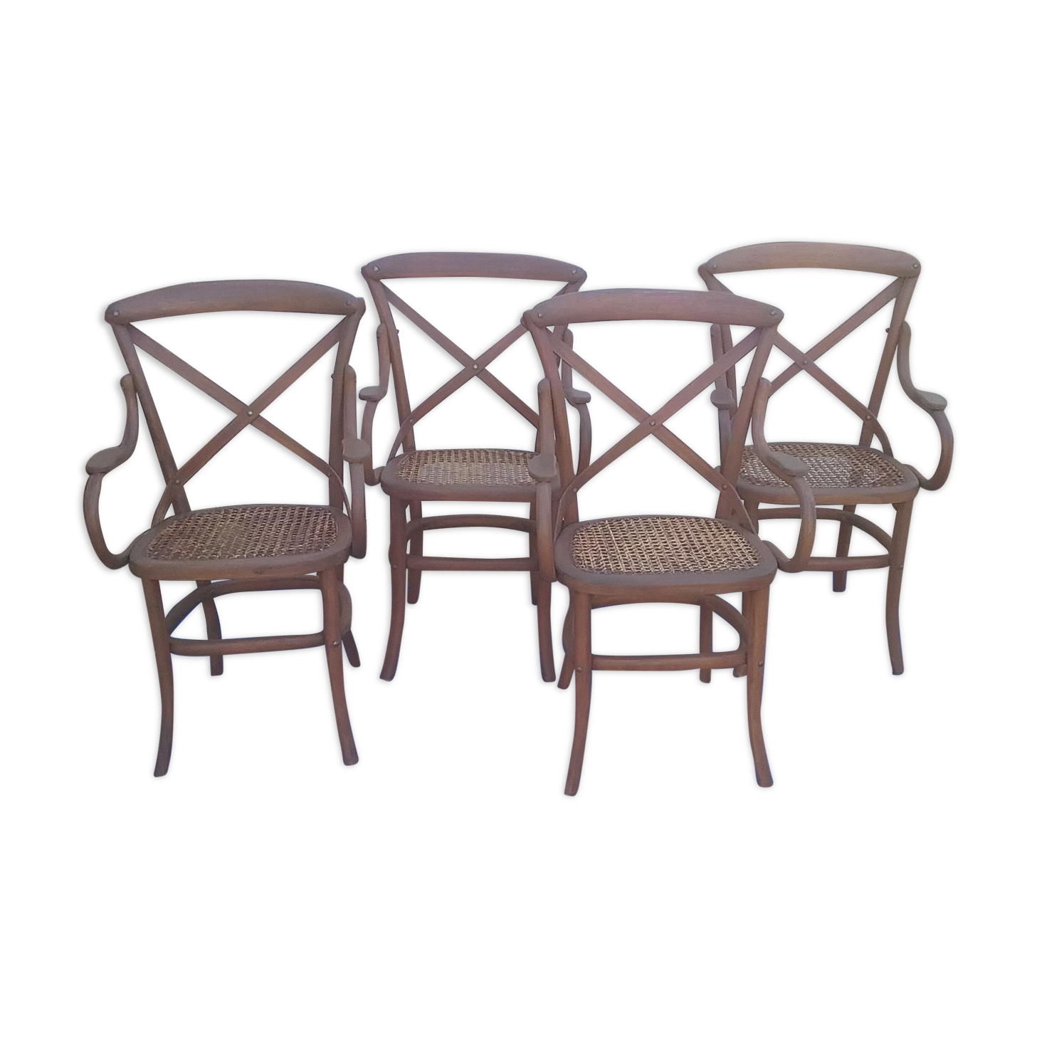 4 bistro armchairs