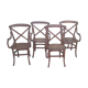 4 bistro armchairs