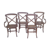 4 bistro armchairs