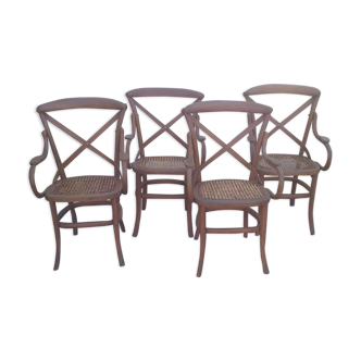 4 bistro armchairs