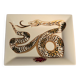 Fine porcelain catchall gilded with gold. Laure Selignac, Paris.