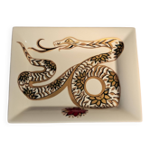 Fine porcelain catchall gilded with gold. Laure Selignac, Paris.