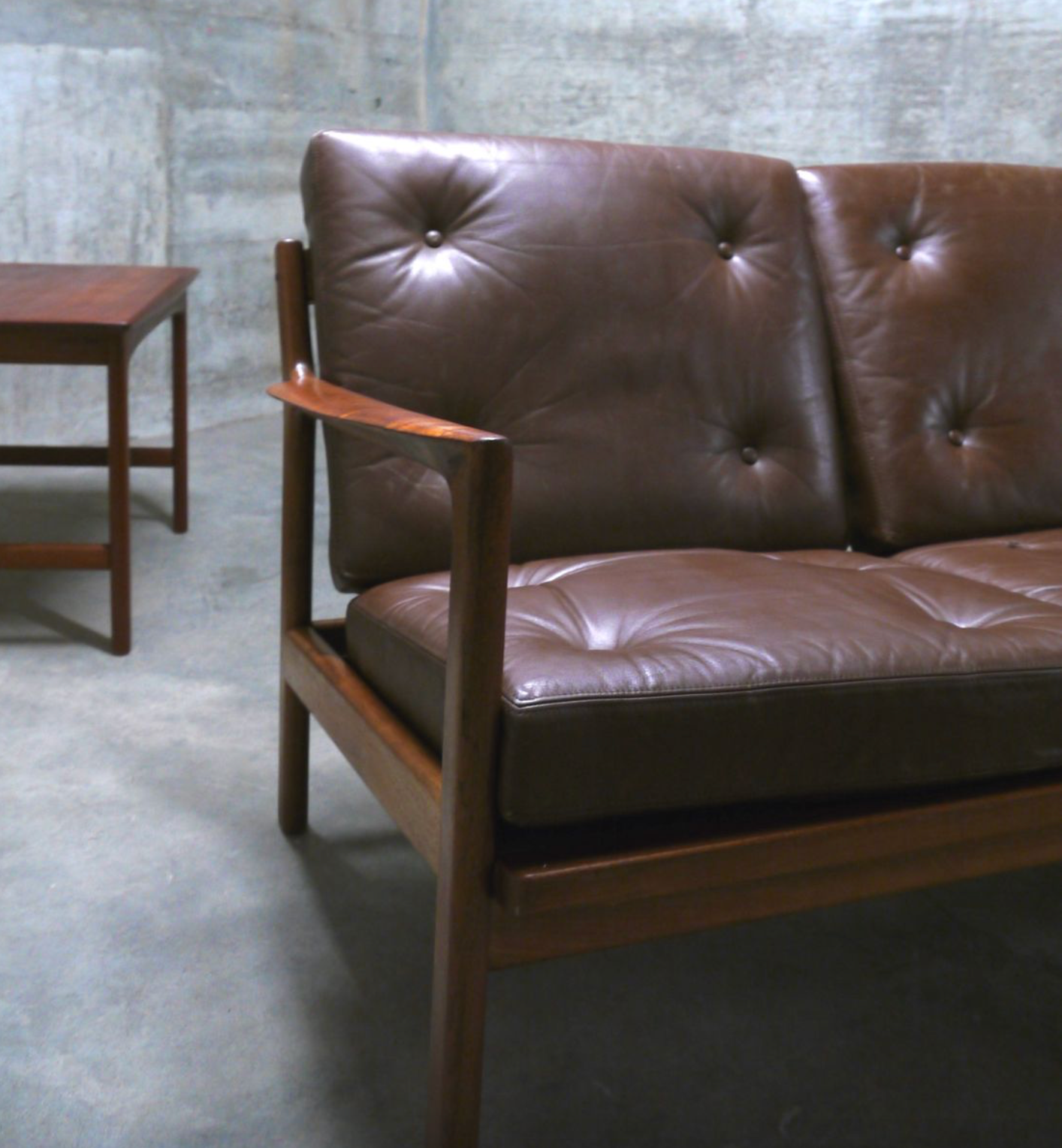 Mid-Century Swedish Rosewood 3-Seater Sofa by Karl Erik Ekselius for JOC Vetlanda, 1960s