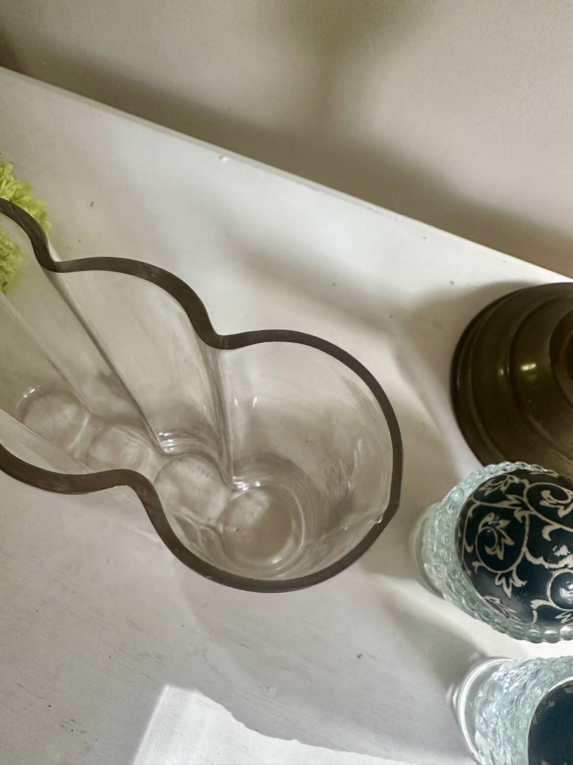 Glass tube vase