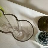Glass tube vase