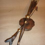 Wall lamp in iron