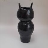 Owl vase in ceramic