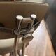Vintage metal and leather office chair