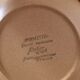 Set of 6 flat beige stoneware plates