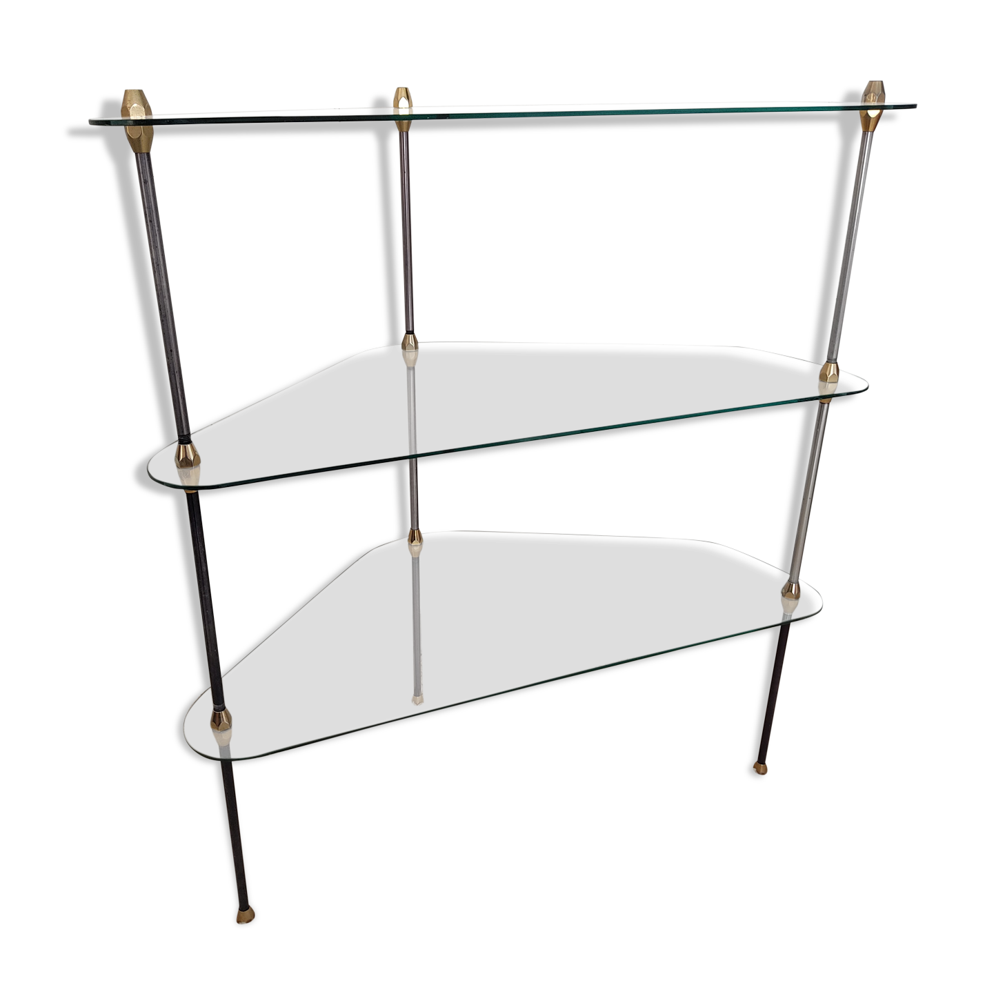 Showcase shelves tripod Design Henry Lyon 1950