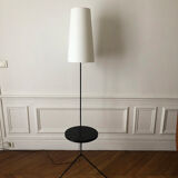 Tripod floor lamp with side table 1960