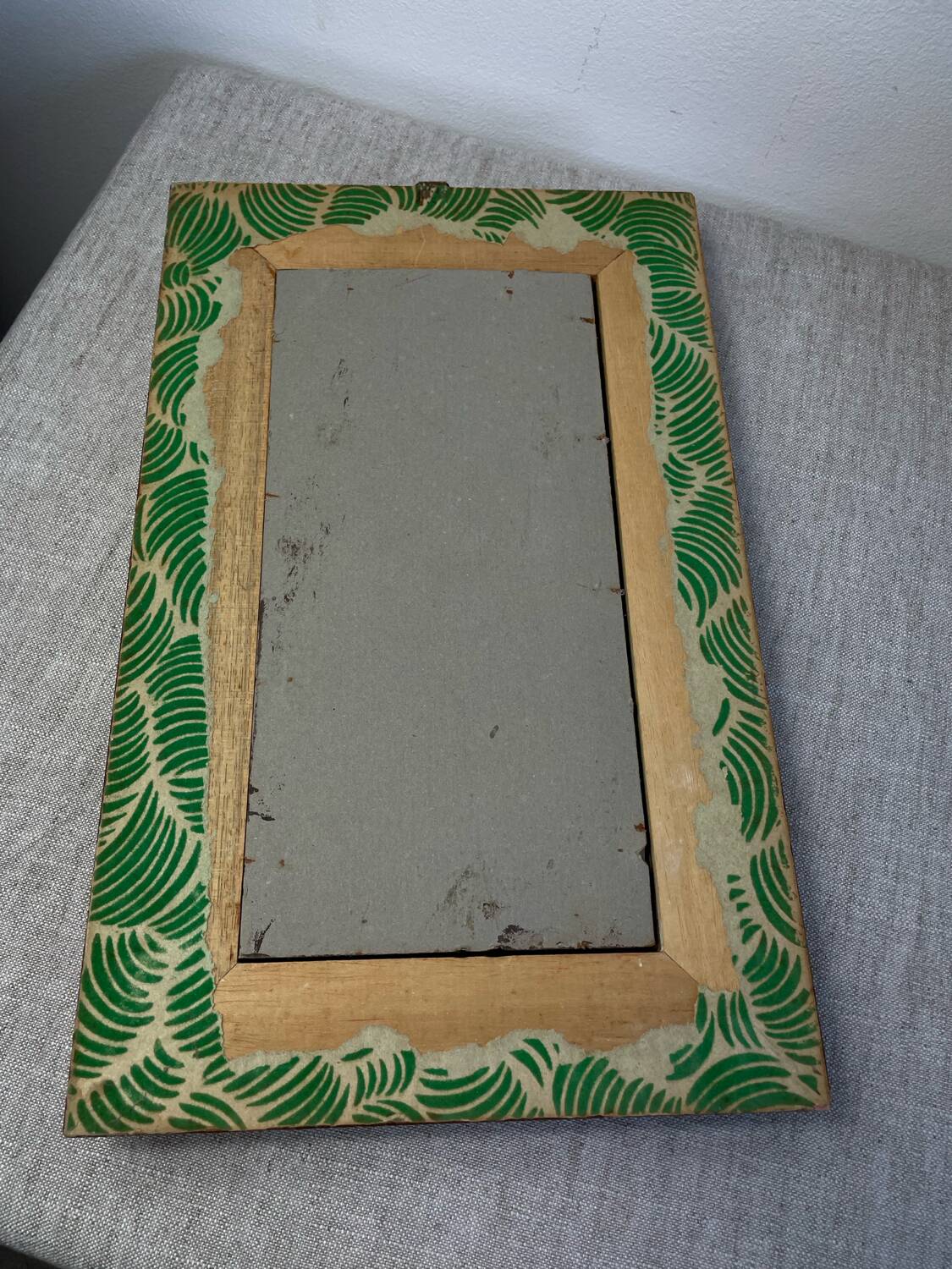 Glazed wooden frame