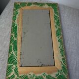 Glazed wooden frame