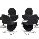 Verner Panton for Fritz Hansen 1973 Series 1-2-3 Butterfly Base