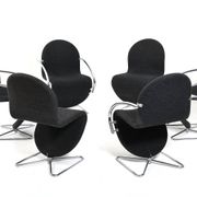 Verner Panton for Fritz Hansen 1973 Series 1-2-3 Butterfly Base