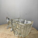 Vintage horse and cart glass trinket dish