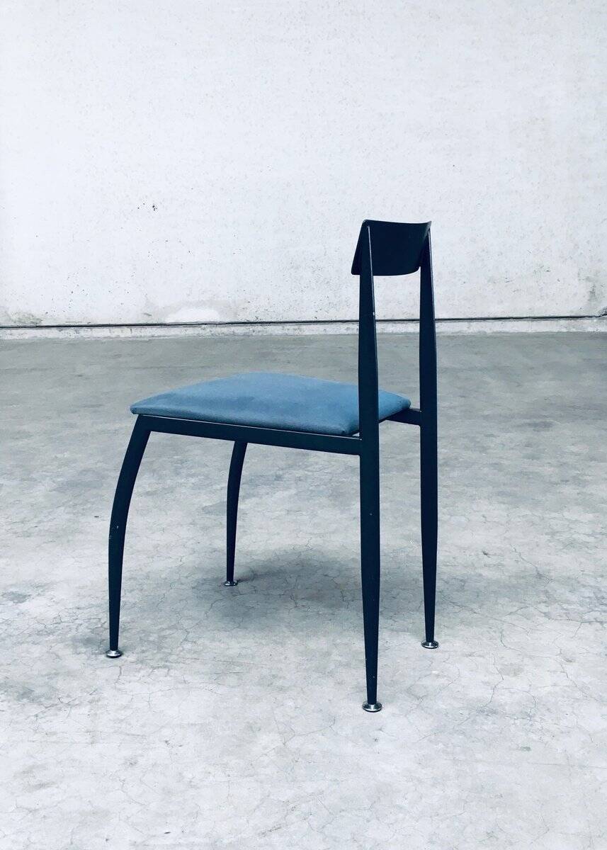 Postmodern Lolly Dining Chair Set from Fly Line, Italy, 1980s, Set of 9