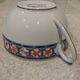 Christofle blue ginkgo porcelain breakfast cup, 35cl