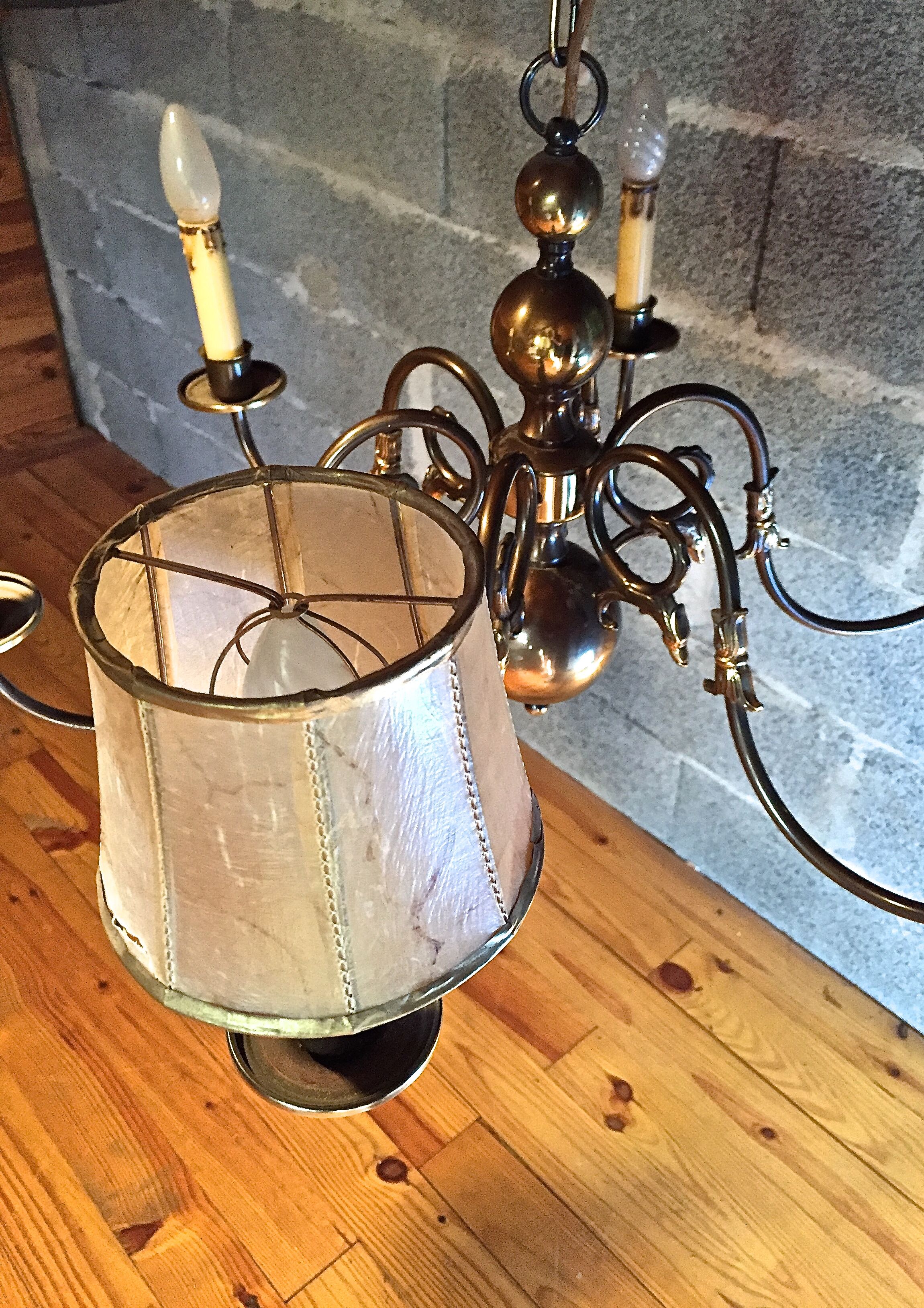 Vintage pork bladder lamps-day for dutch lustre
