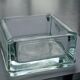 Vintage glass paved ashtray