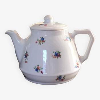 Belgian ceramic teapot flower pattern MTM