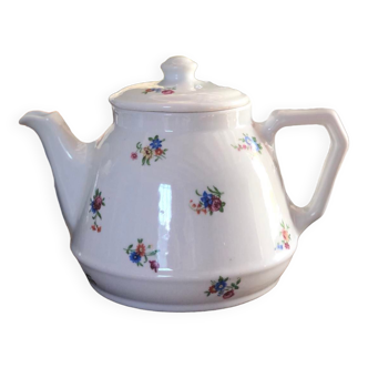 Belgian ceramic teapot flower pattern MTM